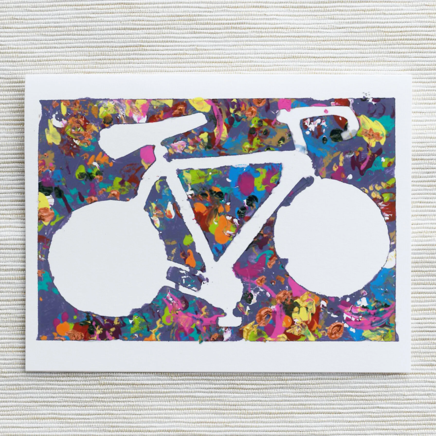 Mountain Trails custom art artistic greeting card special occasion